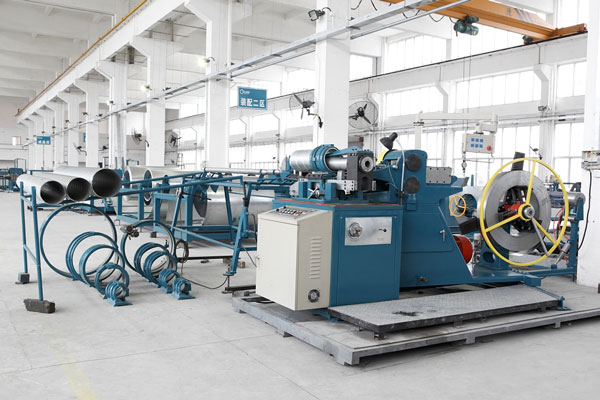 spiral tube forming machine