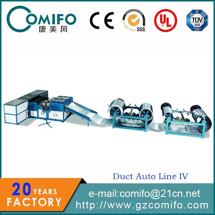 Duct Auto Line IVduct forming machine