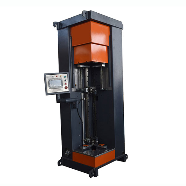 Vertical duct seam closing machine