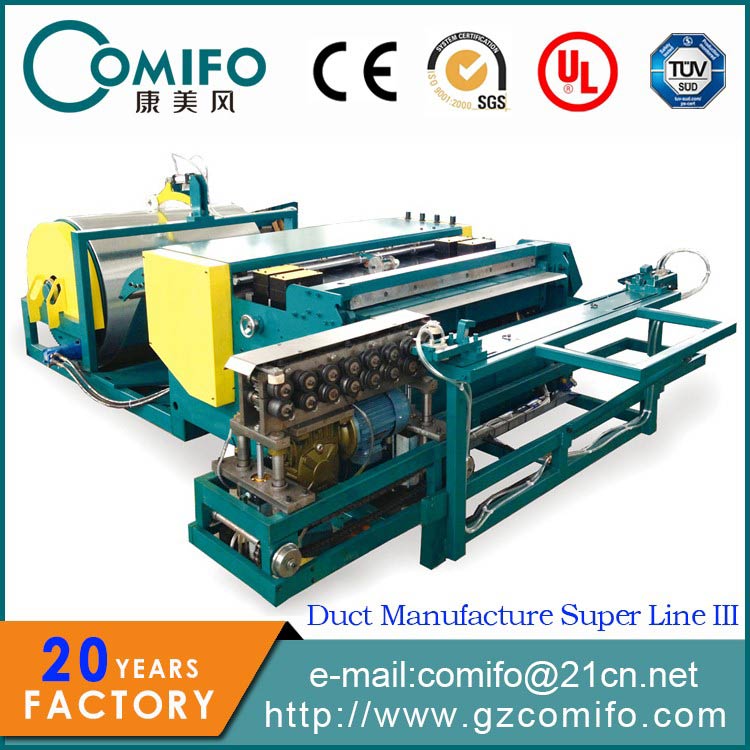 Duct Manufacture Super Line IIIDuct Roll Forming Machine